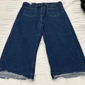 GAP Dark Blue Wide Leg Jeans